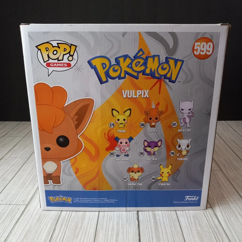 Jumbo Pokemon Vulpix Exclusive 10 inch Funko Pop! #599